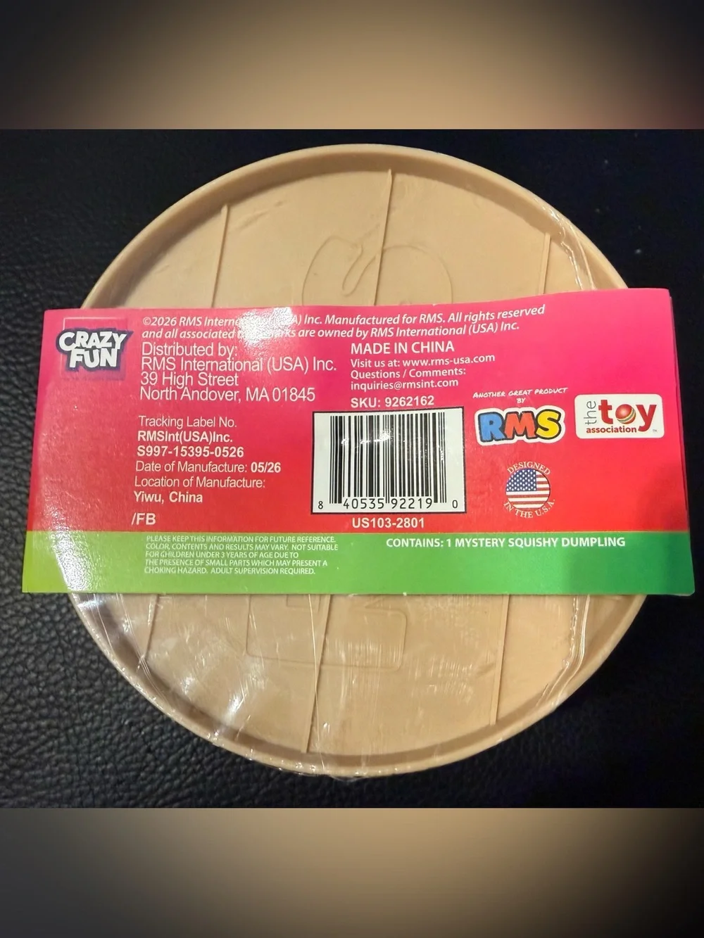 RMS CRAZY FUN ORIGINAL VIRAL MYSTERY DUMPLING WATERMELON SCENTED SQUISHY TOY NIB